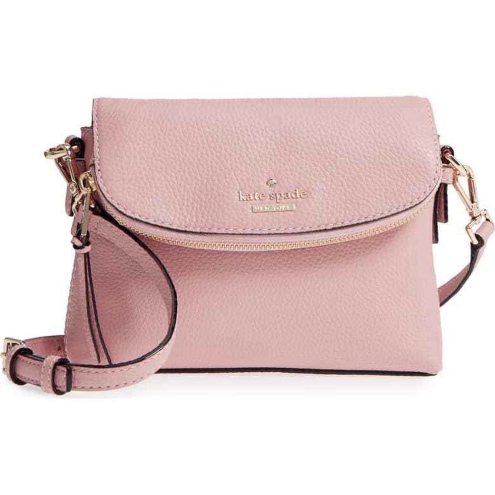 KATE SPADE JACKSON STREET Blush Pink Leather HARLYN CROSSBODY MSRP-258$